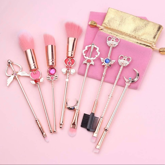 Other - Sailor Moon Makeup Brush 8pcs Set With Pouch new